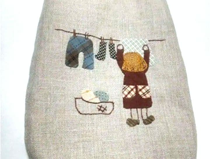 【パッチワーク・キルト】 《4枚はぎサマーバック》 残一点