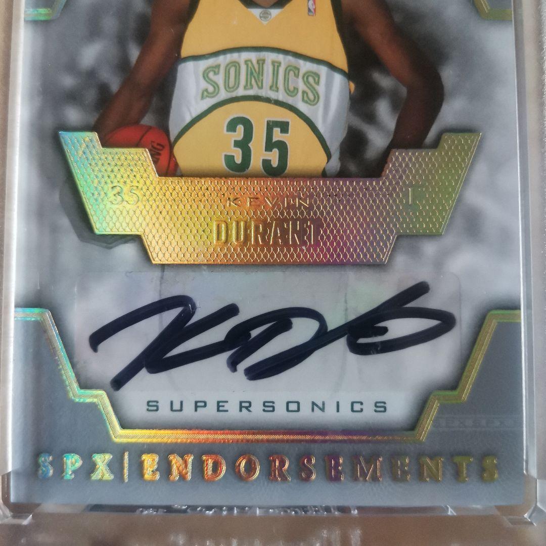 その他 2007 -08 UD SPX KEVIN DURANT RC Auto