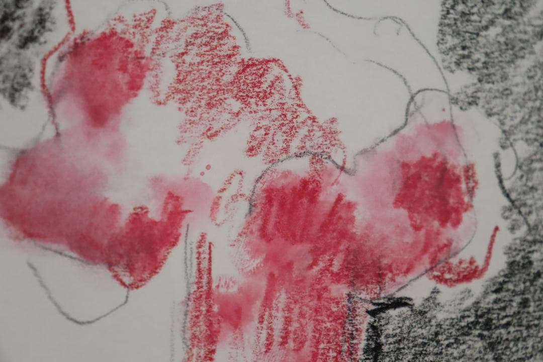 真作保証 ポール・ギヤマン 「馬に鳥に花にバイオリン」 肉筆 パステル