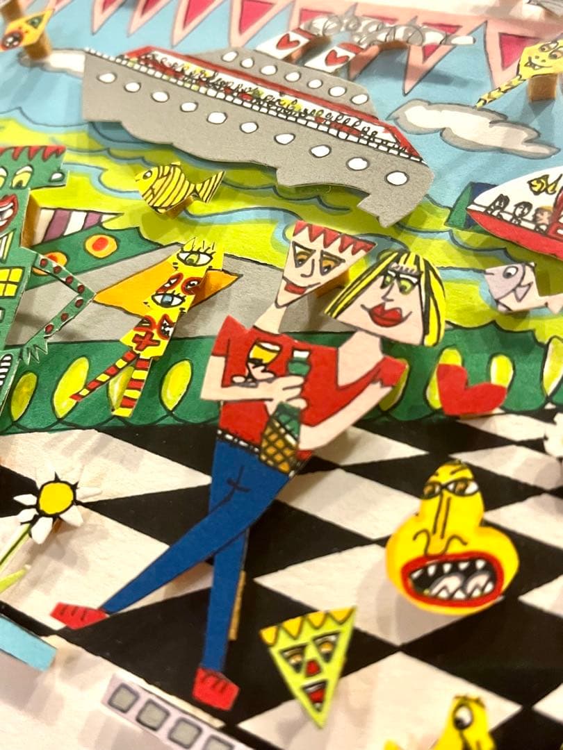 ☆大型作品&極美品☆ジェームスリジィ作 「Follow the Sun」 - メルカリ