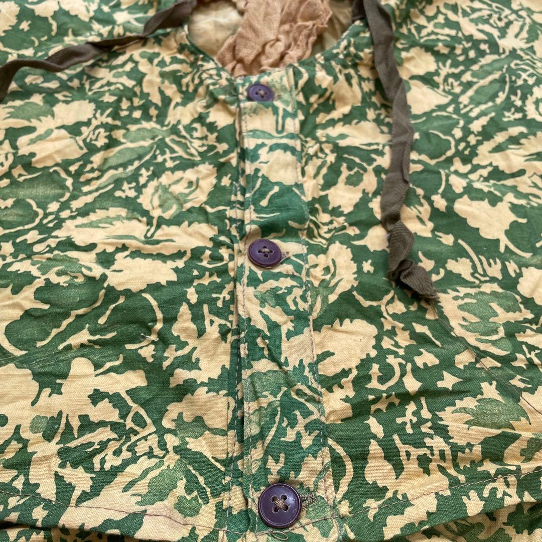 50s デッドストック ルーマニア軍 サマーリーフカモ スナイパー