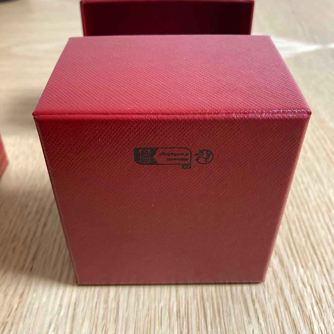 新品】Cartier 指輪入れ 赤いジュエリーボックス 小物入れ スエード