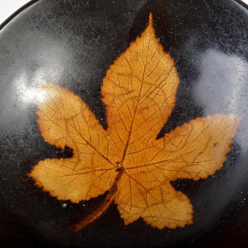 中国 南宋 吉川窯 木葉天目碗 一對 C R4467 - メルカリ