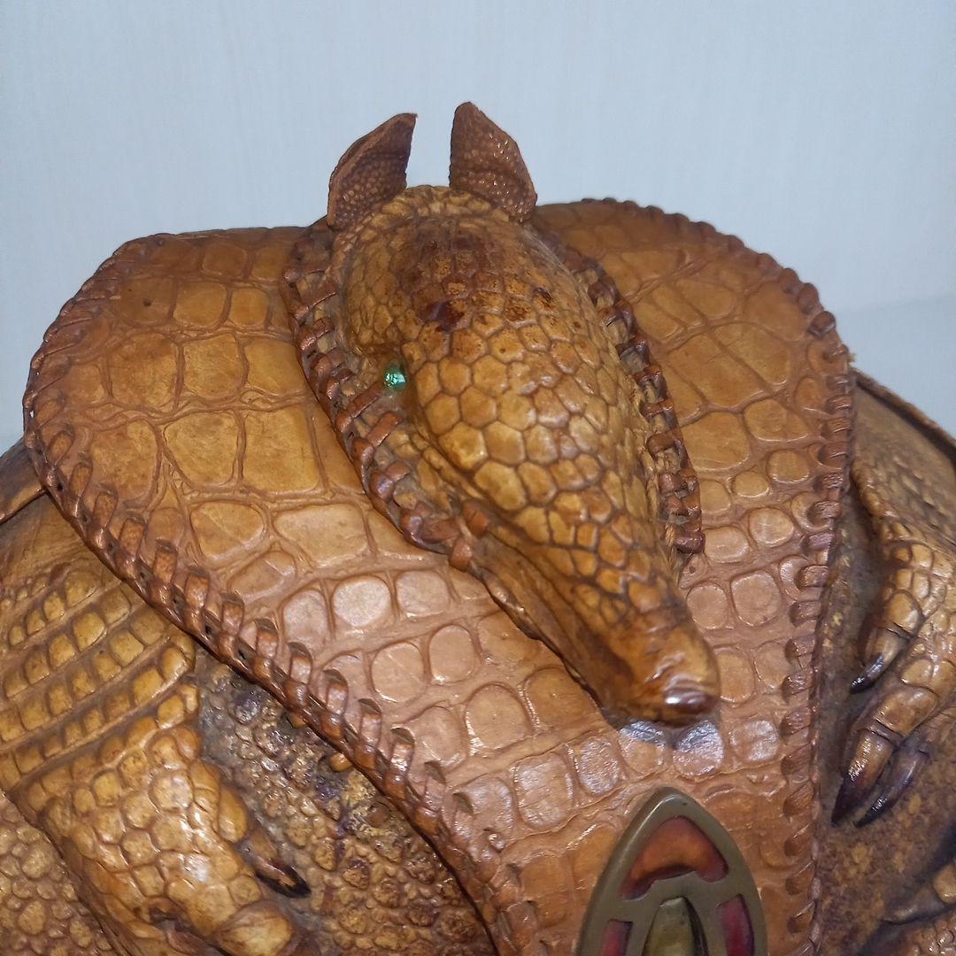 アルマジロ ショルダーバッグ 革 センザンコウ ポーチ ヴィンテージ