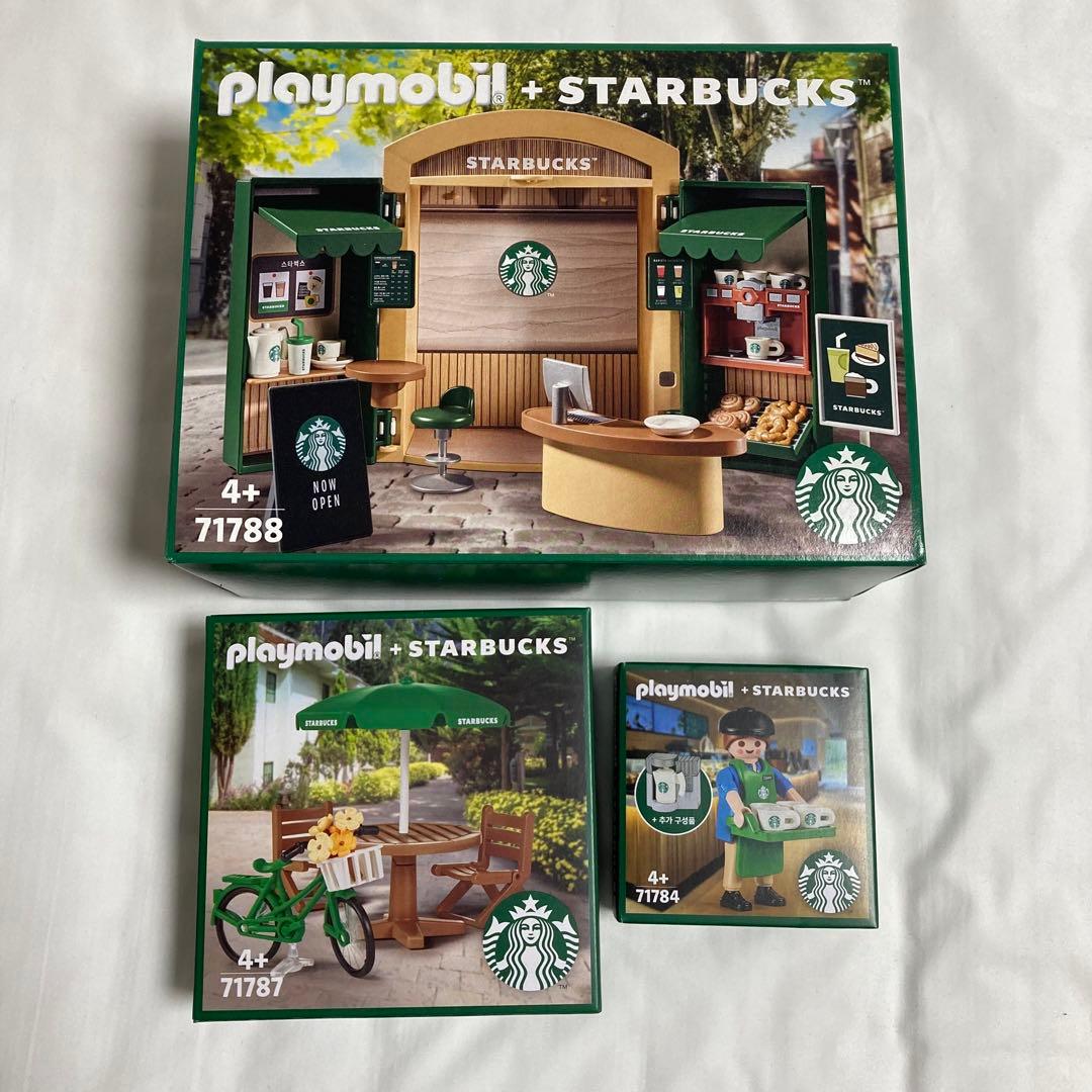 韓国限定 スターバックス プレイモービル 3種 コンプリートセット