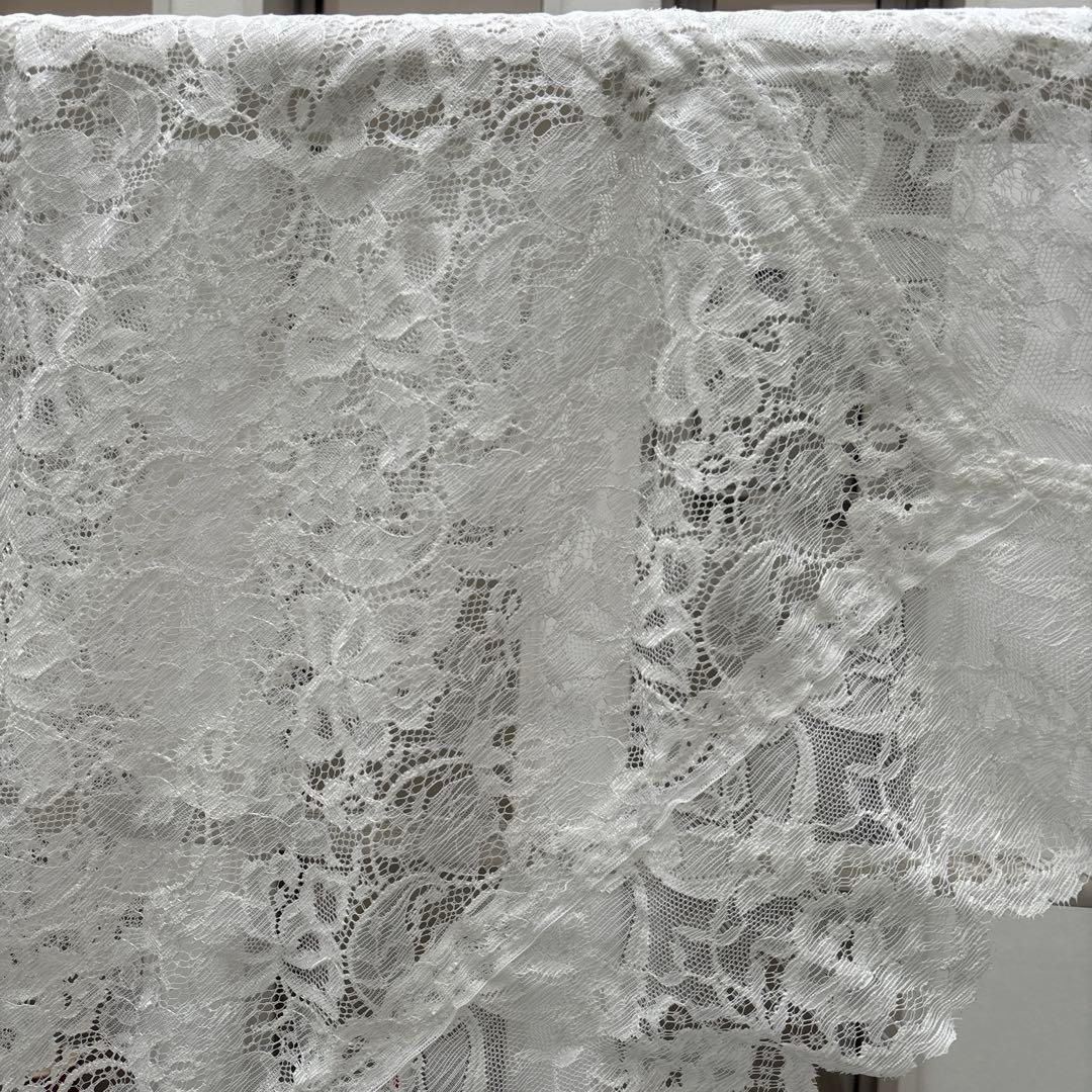 ランセル 花柄 総レース テーブルクロス 撥水加工 ロゴ 140×180 日本製