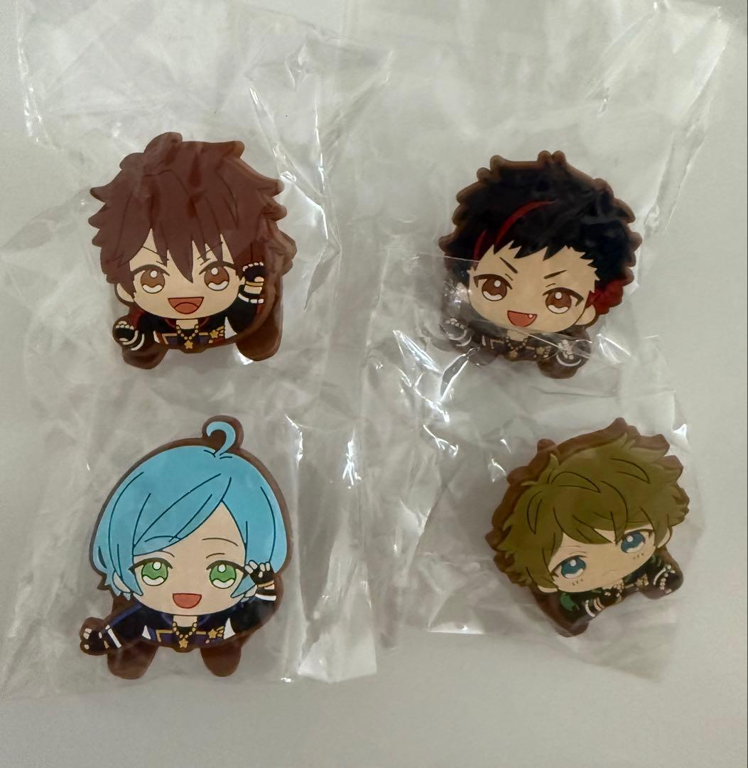 あんスタ 流星隊 千秋 奏汰 翠 鉄虎 のっかりラバークリップ 新品未