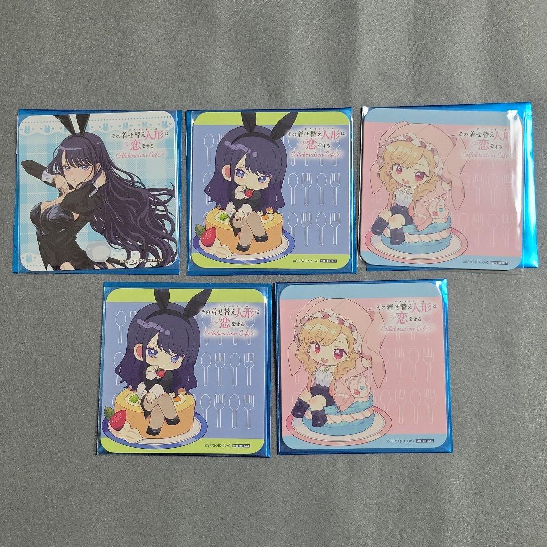 その着せ替え人形は恋をする ☆ カフェ コースター 5枚 - メルカリ