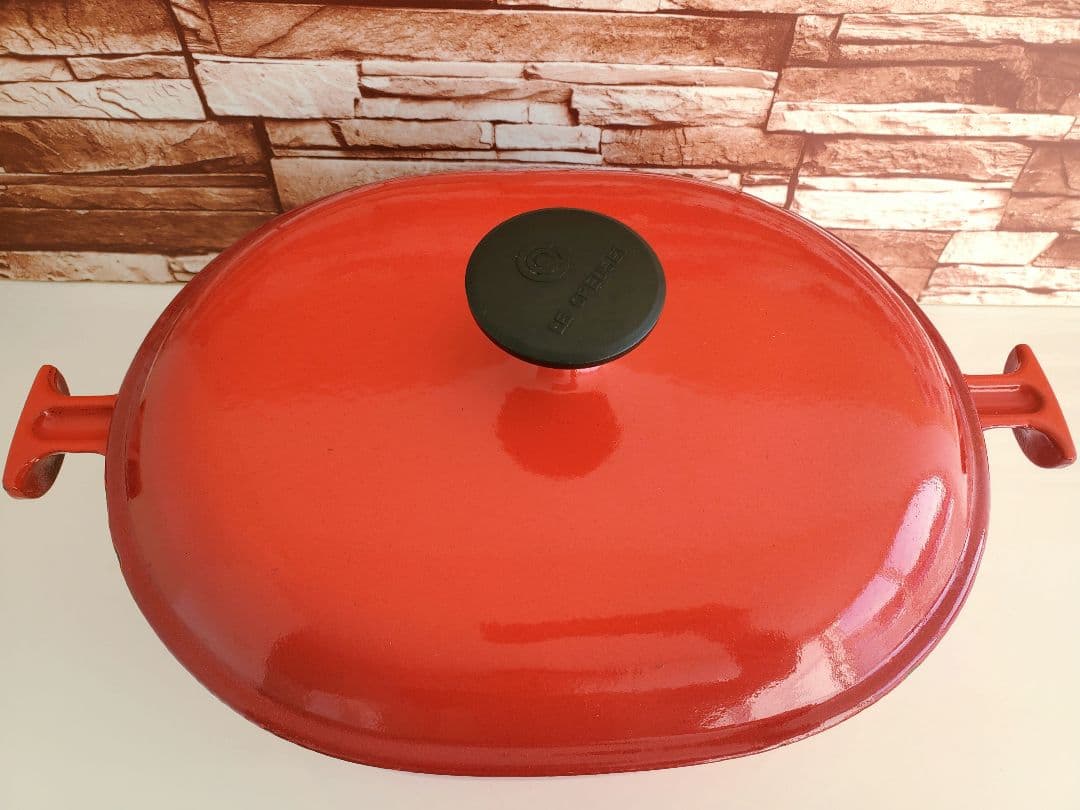 希少品】ル・クルーゼ Enzo Mari エンツォ マリ 大型オーバル29㎝