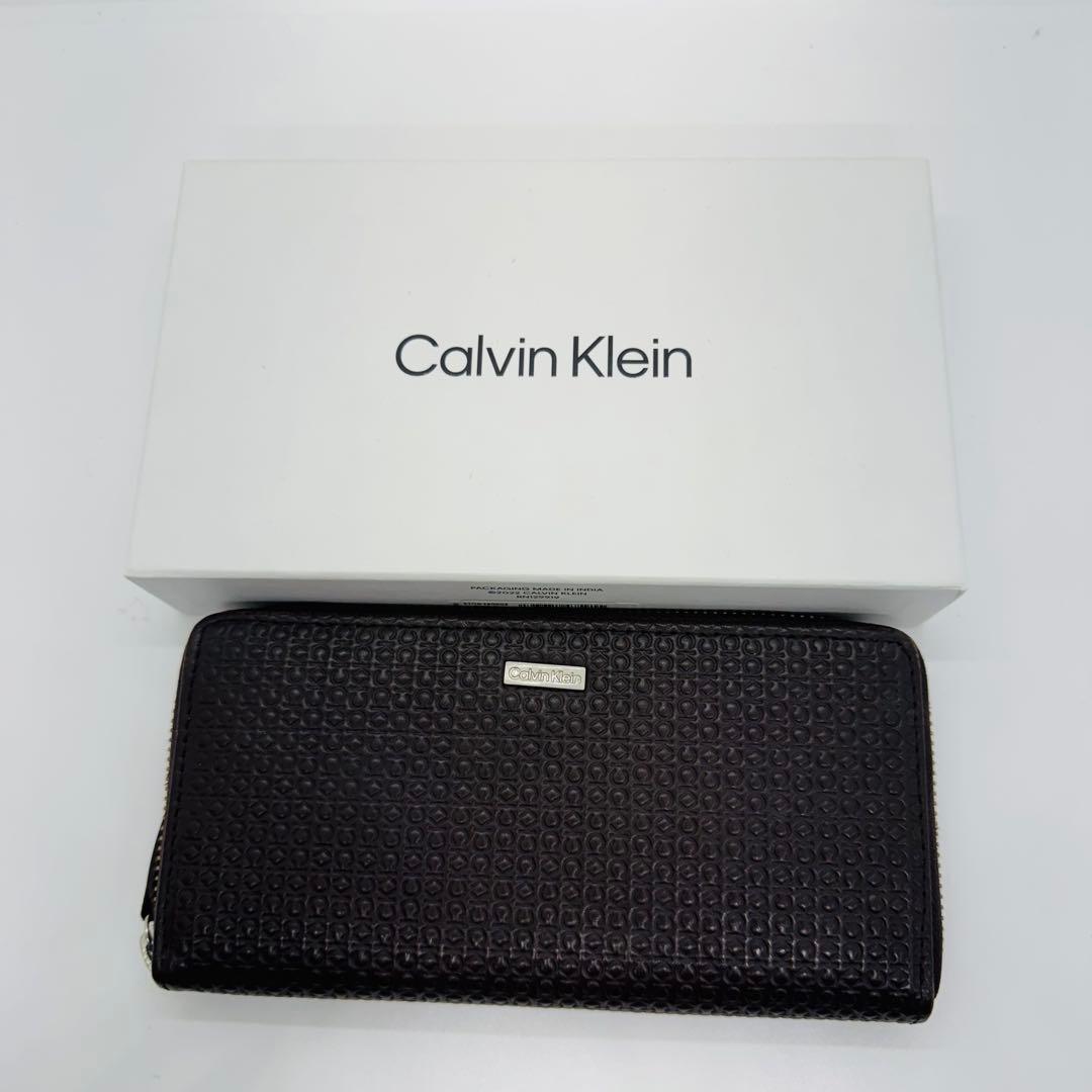 ✨ ✨カルバン・クライン✨ラウンドファスナー✨長財布✨ カルバン クライン Calvin Klein 長財布 ラウンドファスナー ブラック