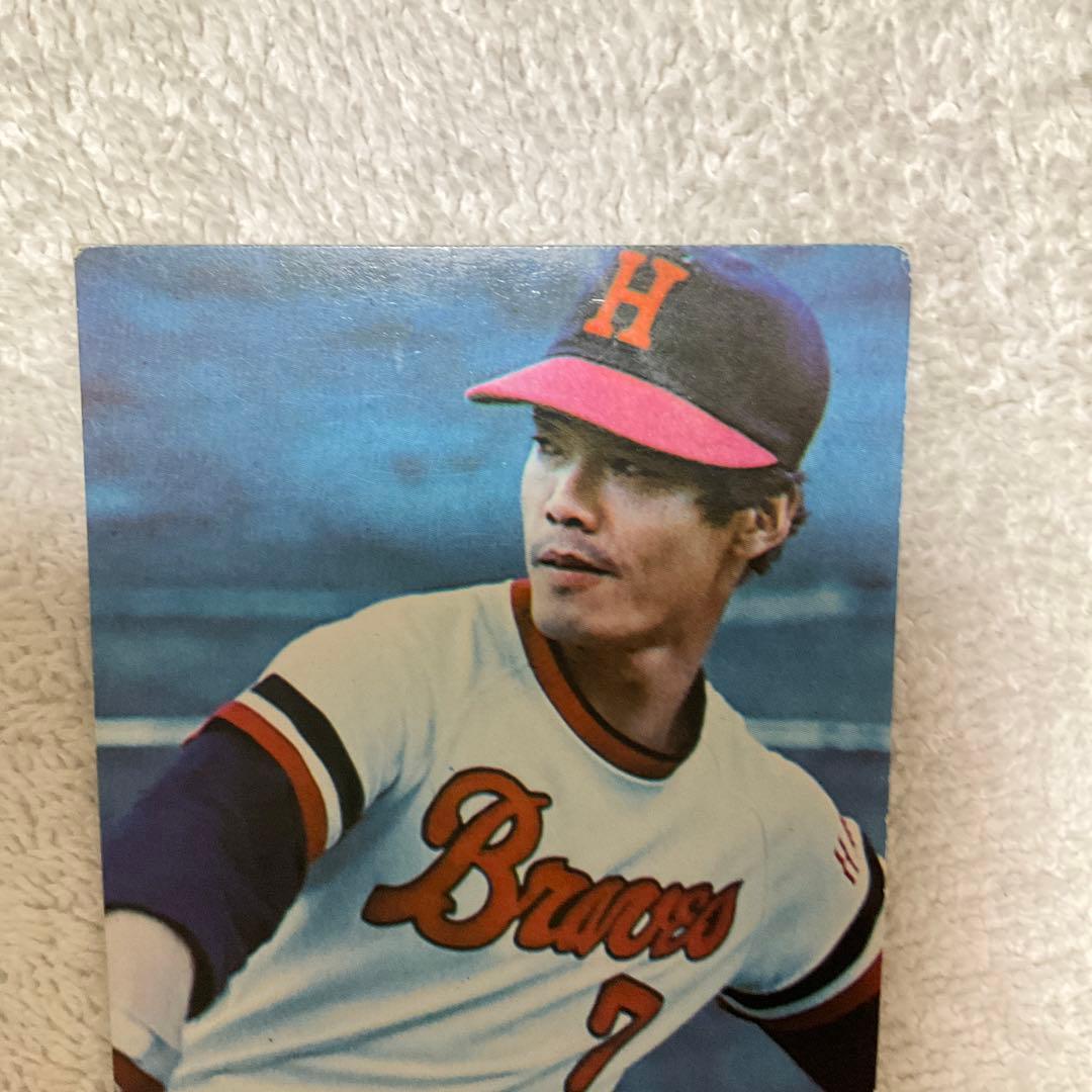 カルビープロ野球カード 889 昭和51年オールスター 福本豊 阪急