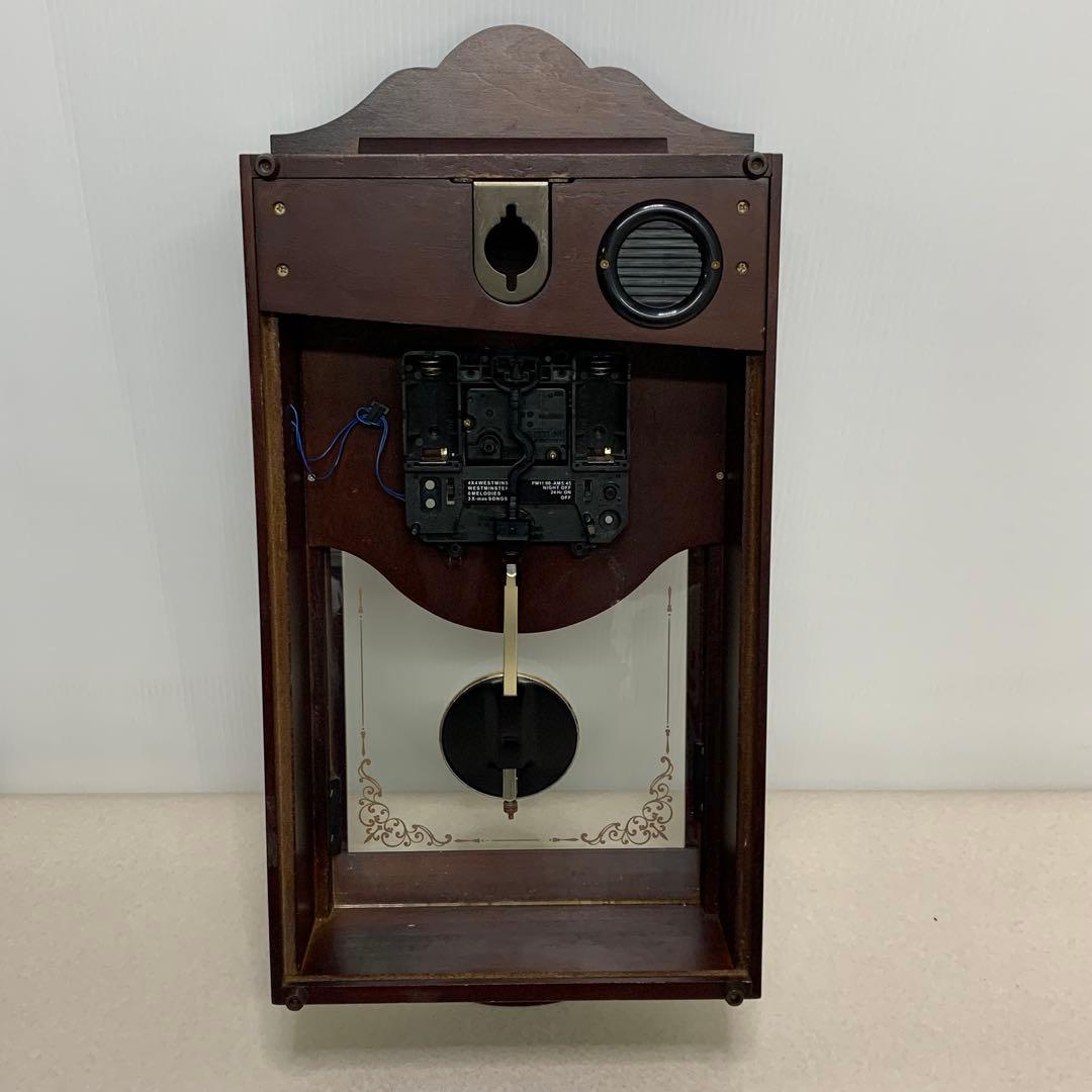 シチズン リズム時計 掛時計 メロディー振り子 アンティーク風