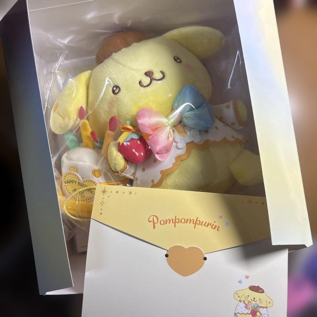 ポムポムプリン キャラクターバースデーお祝いセット　いちご新聞　サンリオ サンリオ ポムポムプリン いちご新聞50周年 キャラクターバースデー