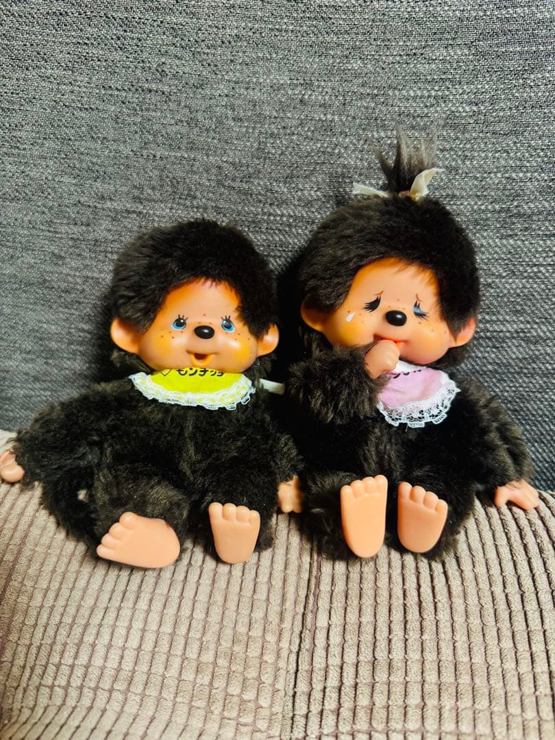 希少】モンチッチ ふたご ペアセット 昭和レトロ レア ブルーアイ