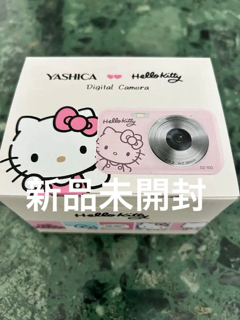 YASHICA× ハローキティ デジタルカメラDZ-100 新品未開封 ピンク