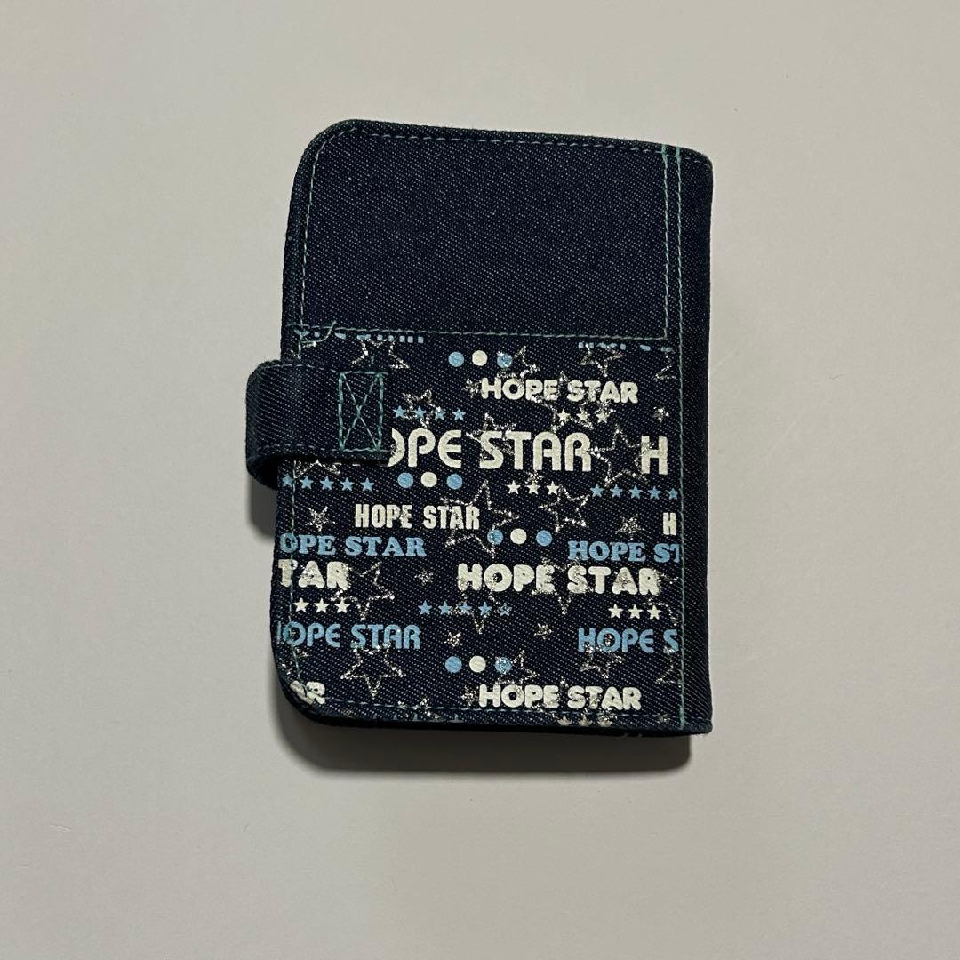 お値下げ】平成レトロ デニム 手帳カバー シール帳 バインダー 6穴