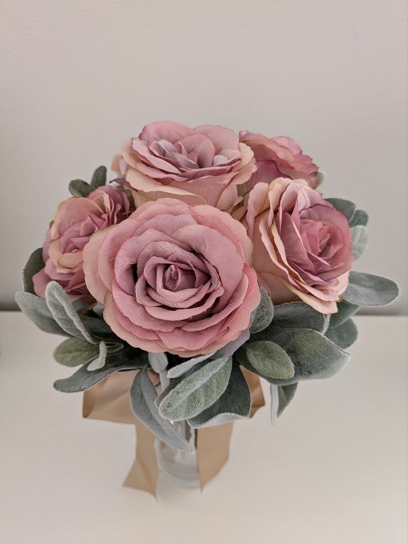 アーティフィシャルフラワーPRIMA プリマ　ブーケ　　《フラワーベース付き》