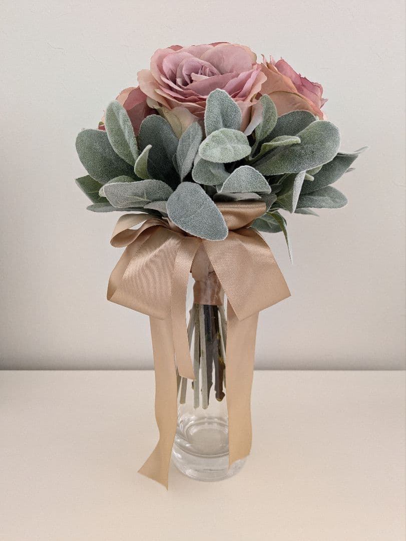 アーティフィシャルフラワーPRIMA プリマ　ブーケ　　《フラワーベース付き》