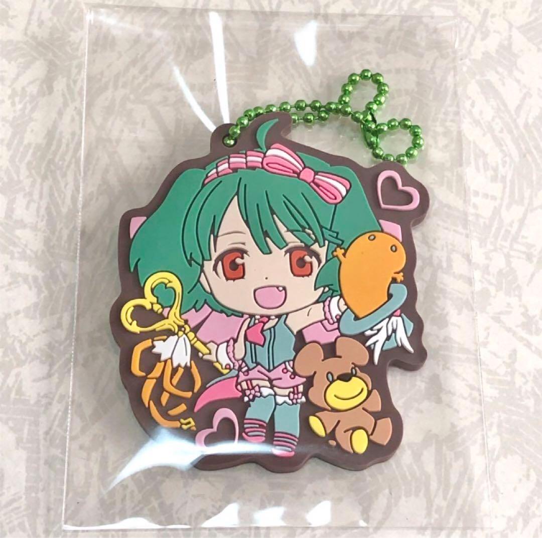 マクロスF シェリル ランカ ラバーマスコット キーホルダー 缶バッジ