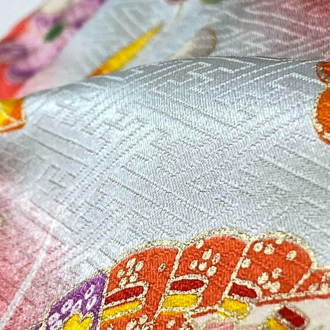 着物と帯 時流】197ys◇3才女の子着物&被布コート+長襦袢バッグセット