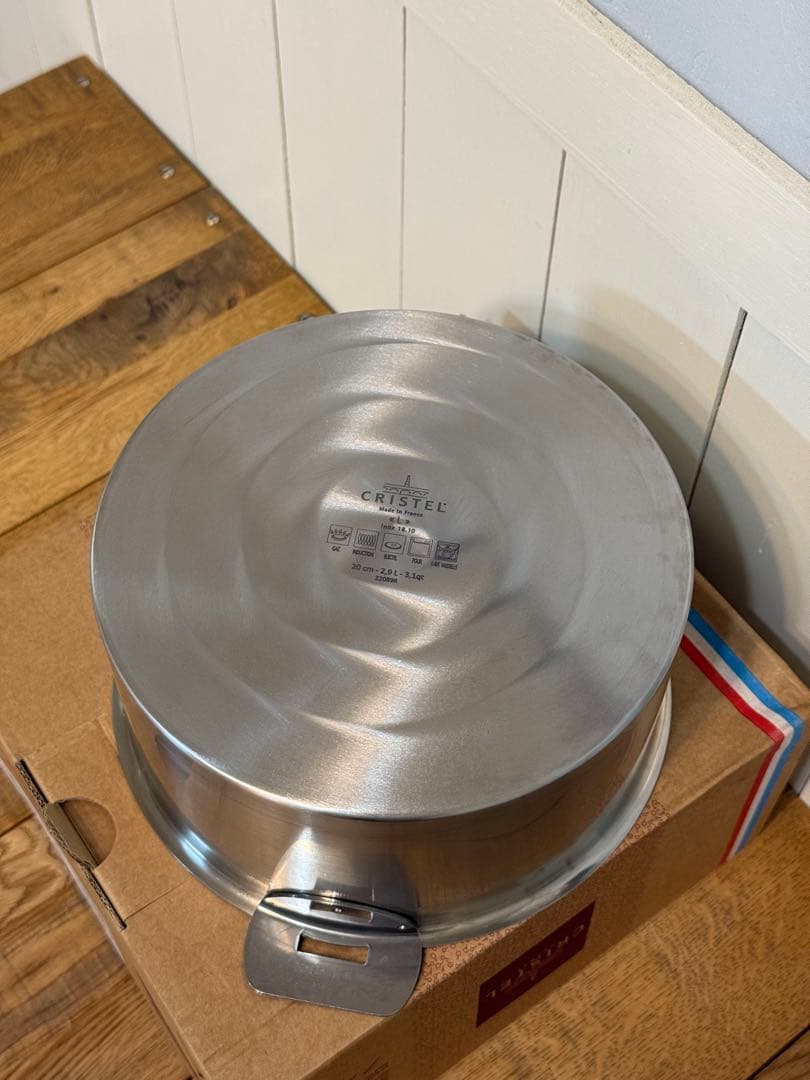 新品 CRISTEL 両手深鍋 L 20cm 蓋なし C20QL - メルカリ