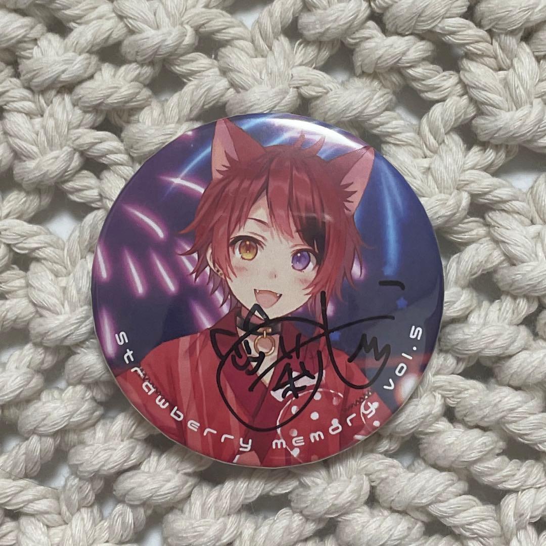 すとめもvol.5 莉犬サイン入り缶バッジ - メルカリ