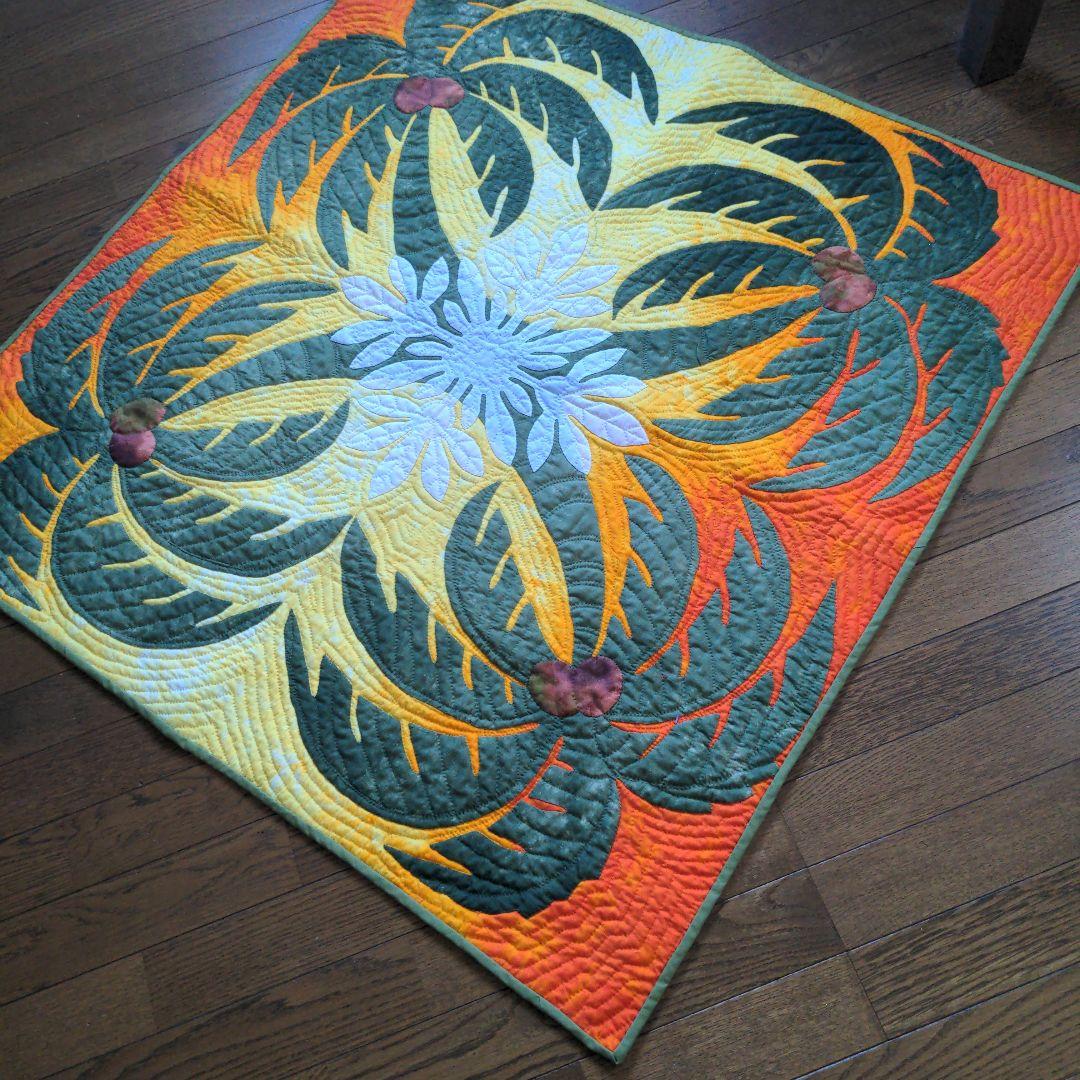 ♥椰子の木のキルト♥ ヤシの木のサコッシュ ハワイアンキルト Kaiオリジナルキット