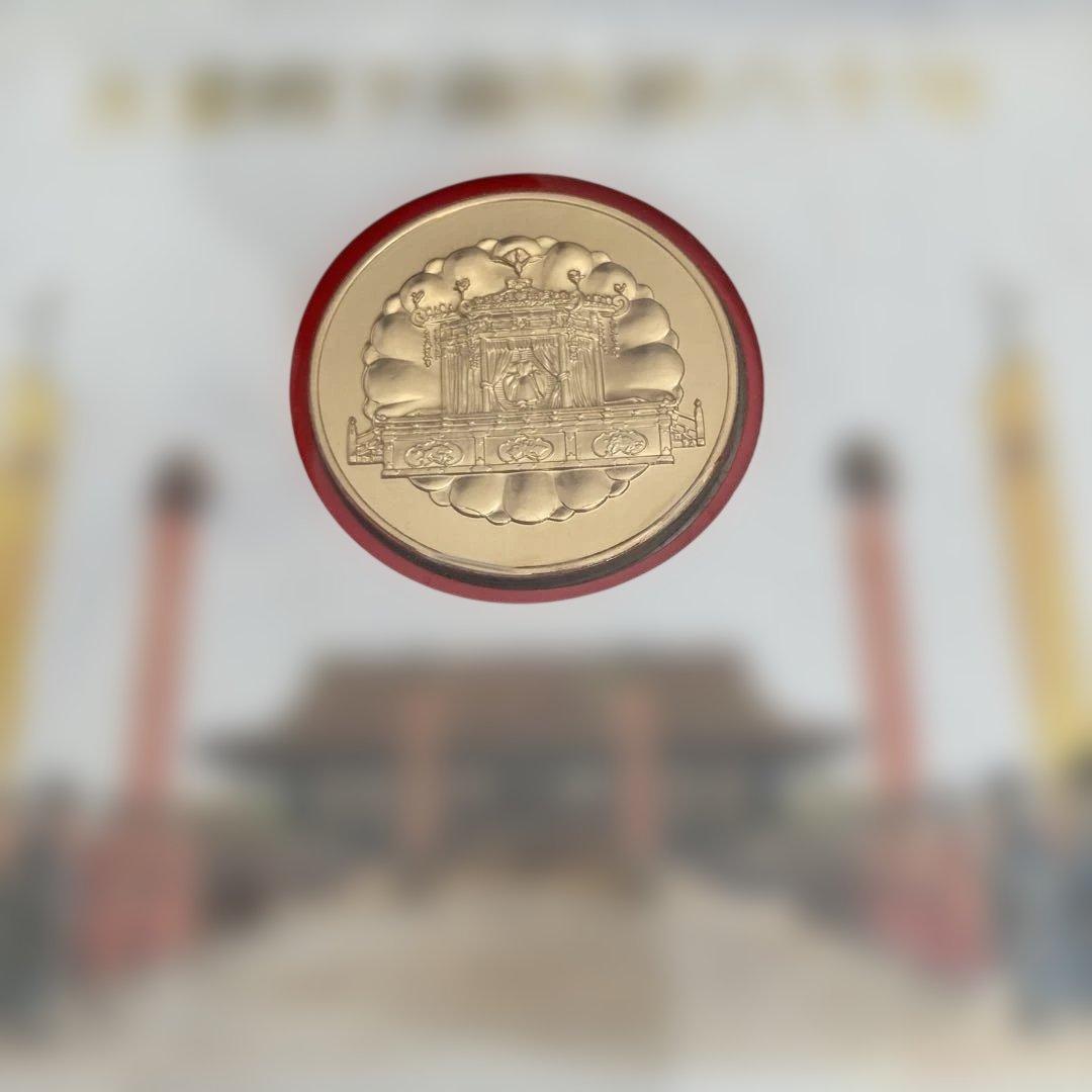 天皇陛下御在位60年 記念メダルセット［純金仕上げ］（フランクリン