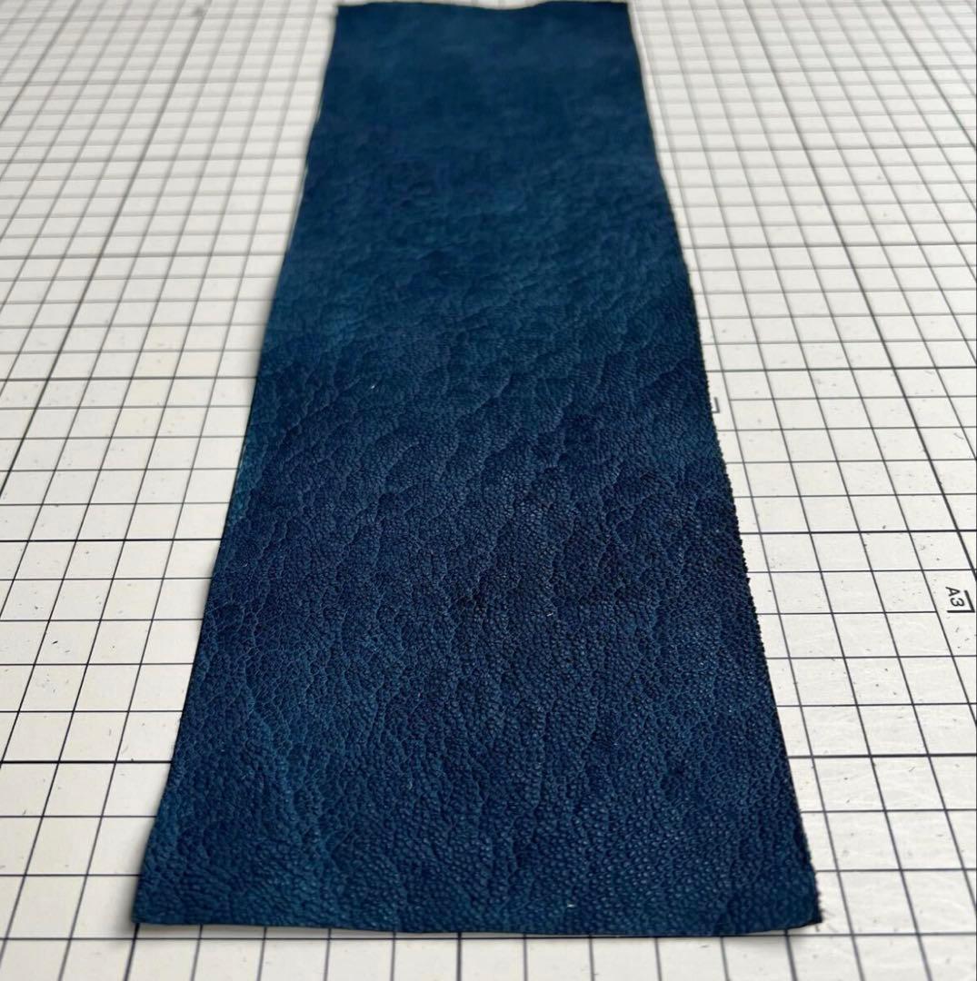 極美品】象耳革 エレファント 本革 レザー インディゴ ビリヤード