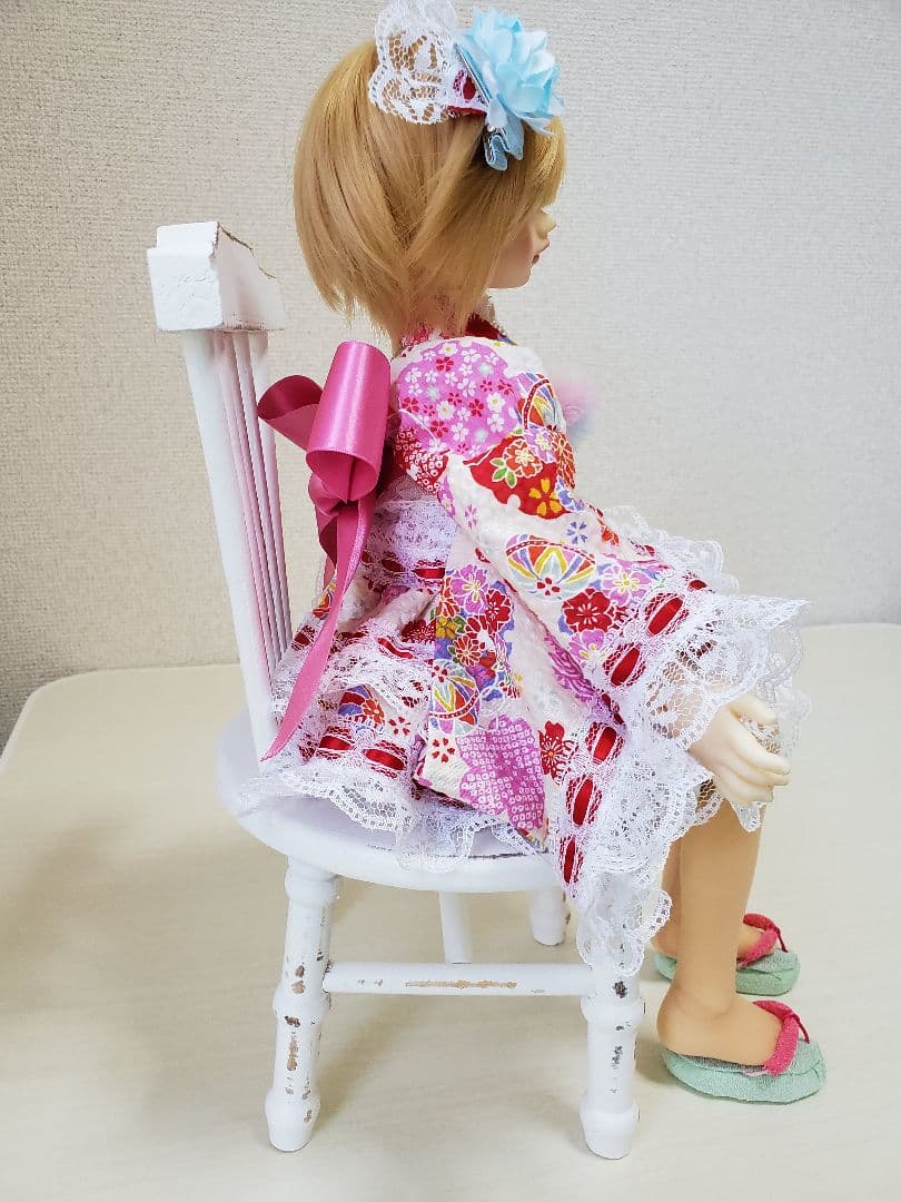 43センチ女の子　SDMサイズ　着物　ロリータ