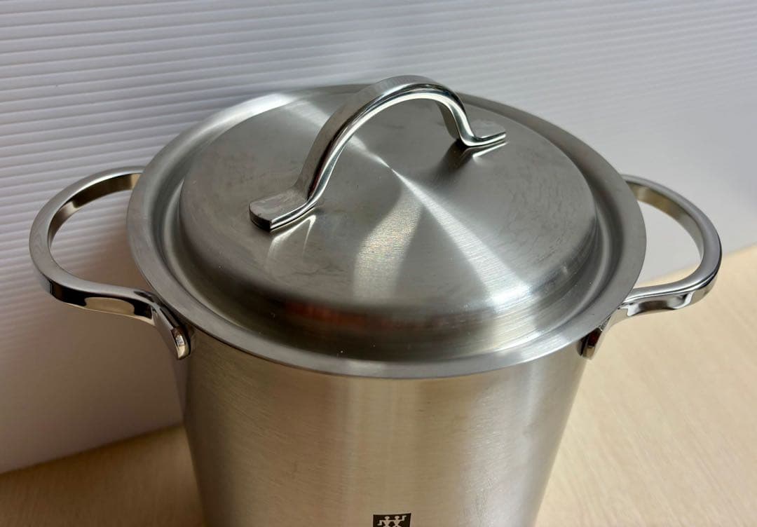 【未使用】ツヴィリング ステンレス深型ポット＋バスケット（4.5L）