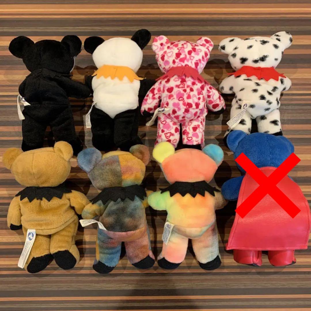 グレイトフルデッドベア Grateful dead bear 7体 - メルカリ