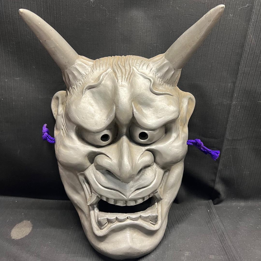 〇※前Dd1014 般若面 瓦地 鬼瓦 七代 錦松 - メルカリ