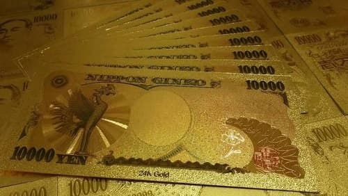 金運アップ 純金箔一万円札 k24 ゾロ目7（2枚） - メルカリ