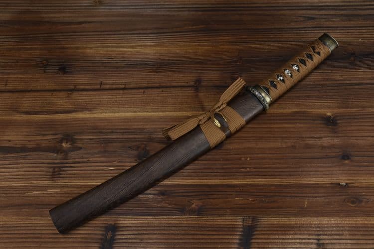 菊一文脇差短刀 日本刀 模造刀 模擬刀 武蔵 肋差 刀装具 - メルカリ