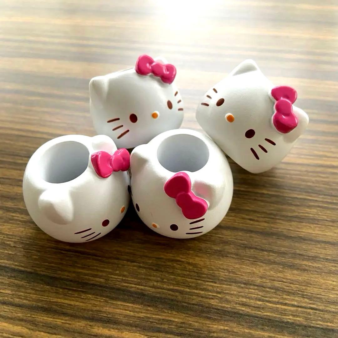新品】希少！ハローキティ サンリオ 歯ブラシスタンド 4個セット