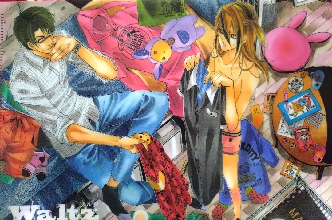 クリアファイル 蝉＆岩西 クリアファイル Waltz- ワルツ- ゲッサン付録