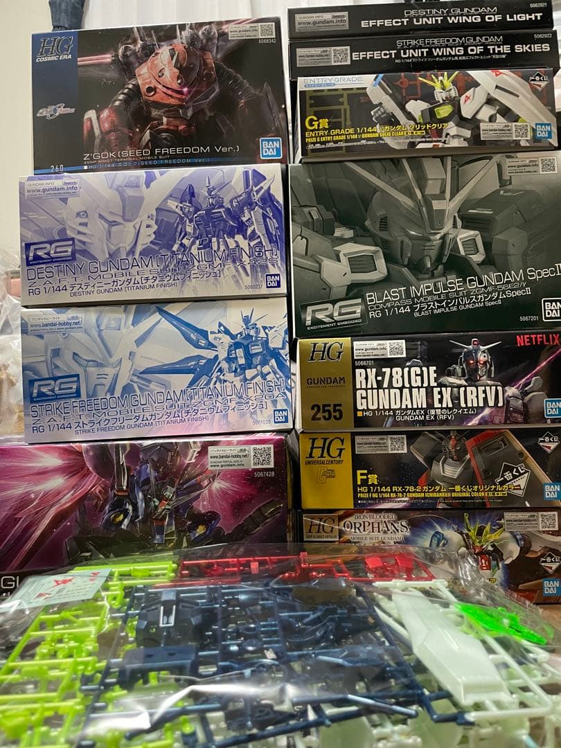 ガンプラ　デスティニーガンダムSPECⅡ チタニウムフィニッシュ　HG RG 他 ガンプラ「RG 1/144 デスティニーガンダム［チタニウムフィニッシュ