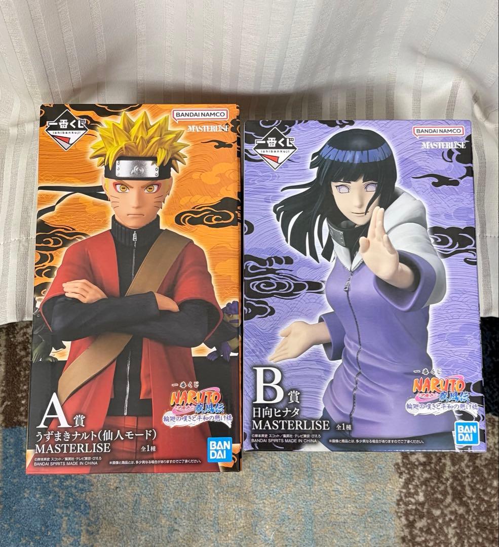 一番くじ NARUTO MASTERLISE A賞 B賞 フィギュア 一番くじ NARUTO-ナルト- 中忍試験編】4月25日（金）より順次発売予定