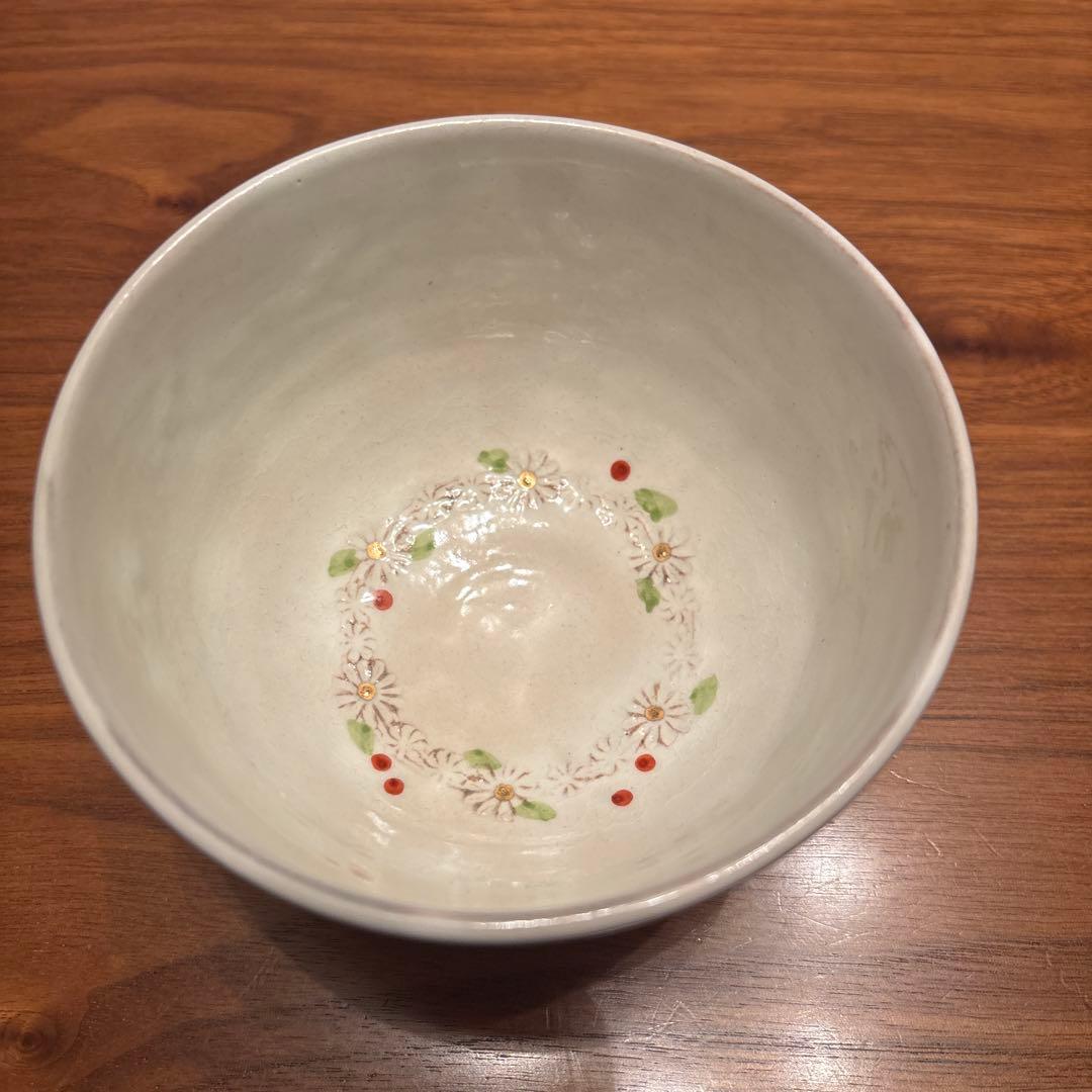 原稔 クリスマスリース茶碗 桜蓋付き容器 2点セット - メルカリ