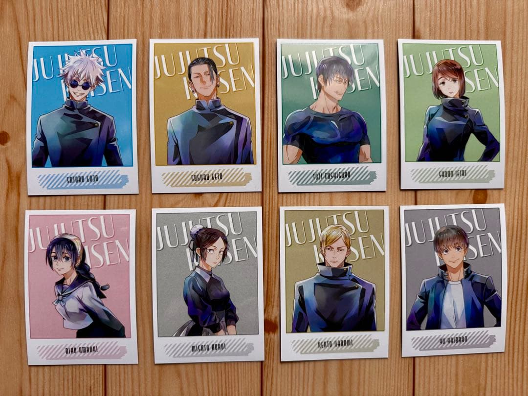 呪術廻戦（懐玉・玉折）】インスタントフォト風ブロマイド［全8種