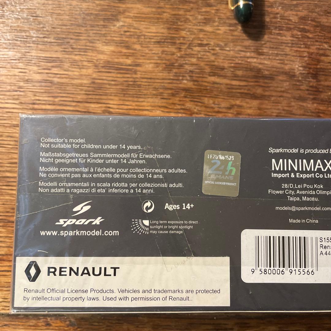 絶版 1/43 スパーク ルノー アルピーヌ A442 1977年 ルマン24時 - メルカリ