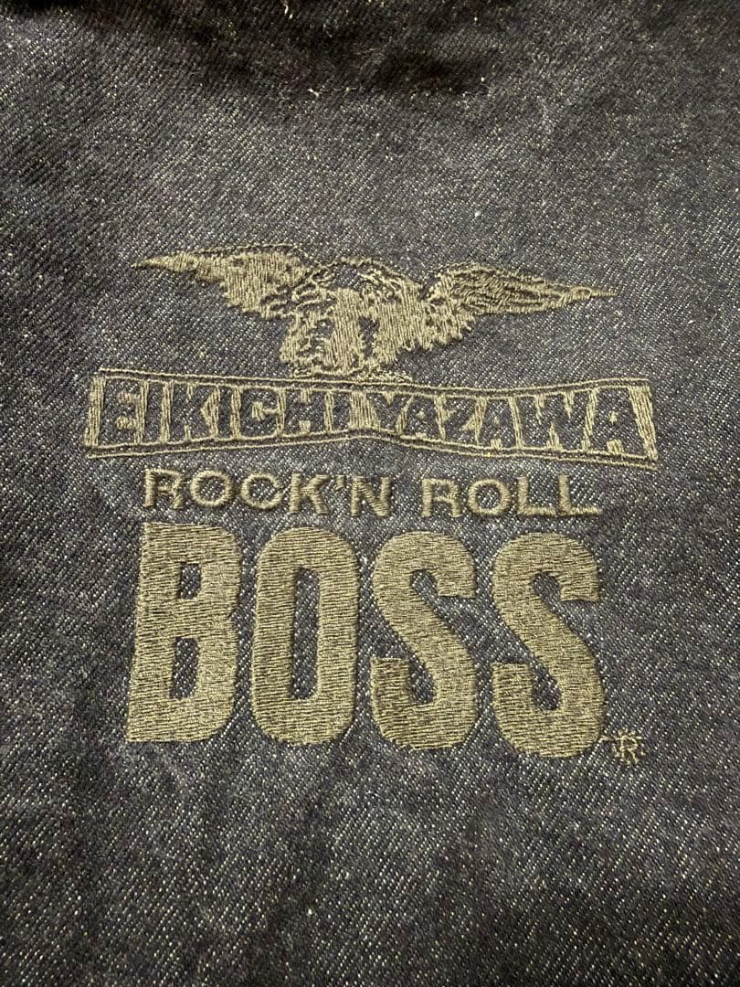 矢沢永吉 ブラックデニムジャケット L E.YAZAWA - メルカリ