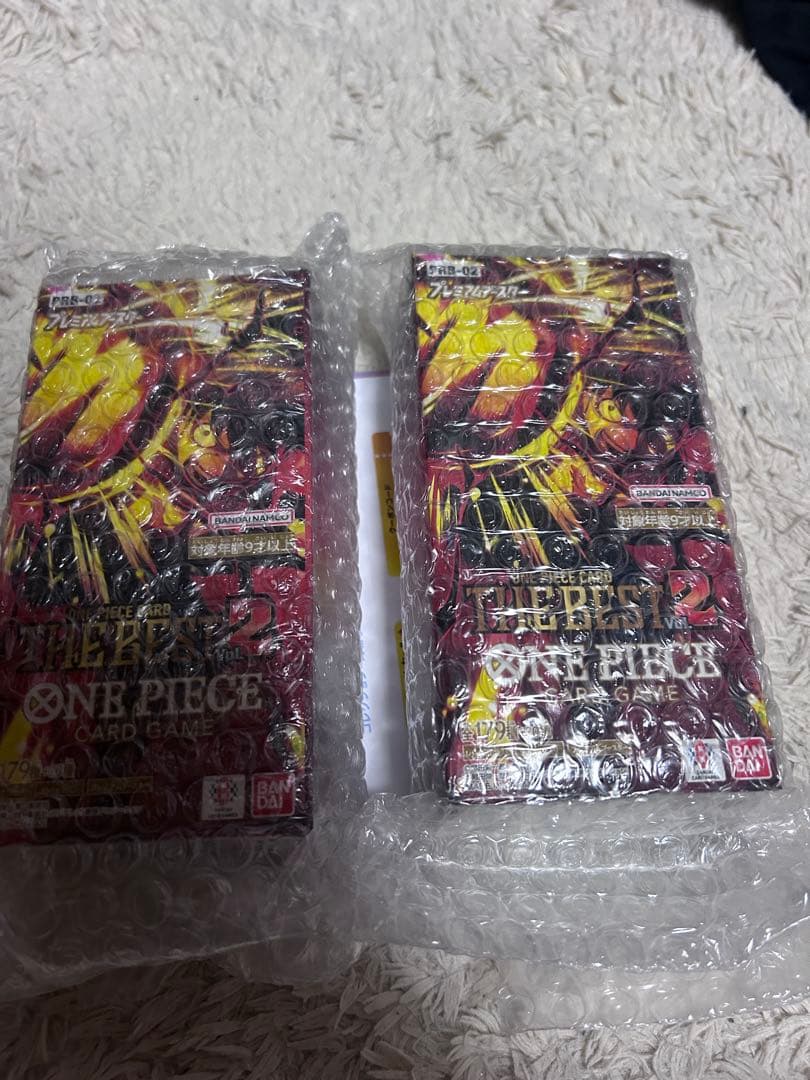 ワンピースカード　THE BEST 2　2ボックス Amazon.com: One Piece Card Game The Best Vol.2 (PRB-02) Booster