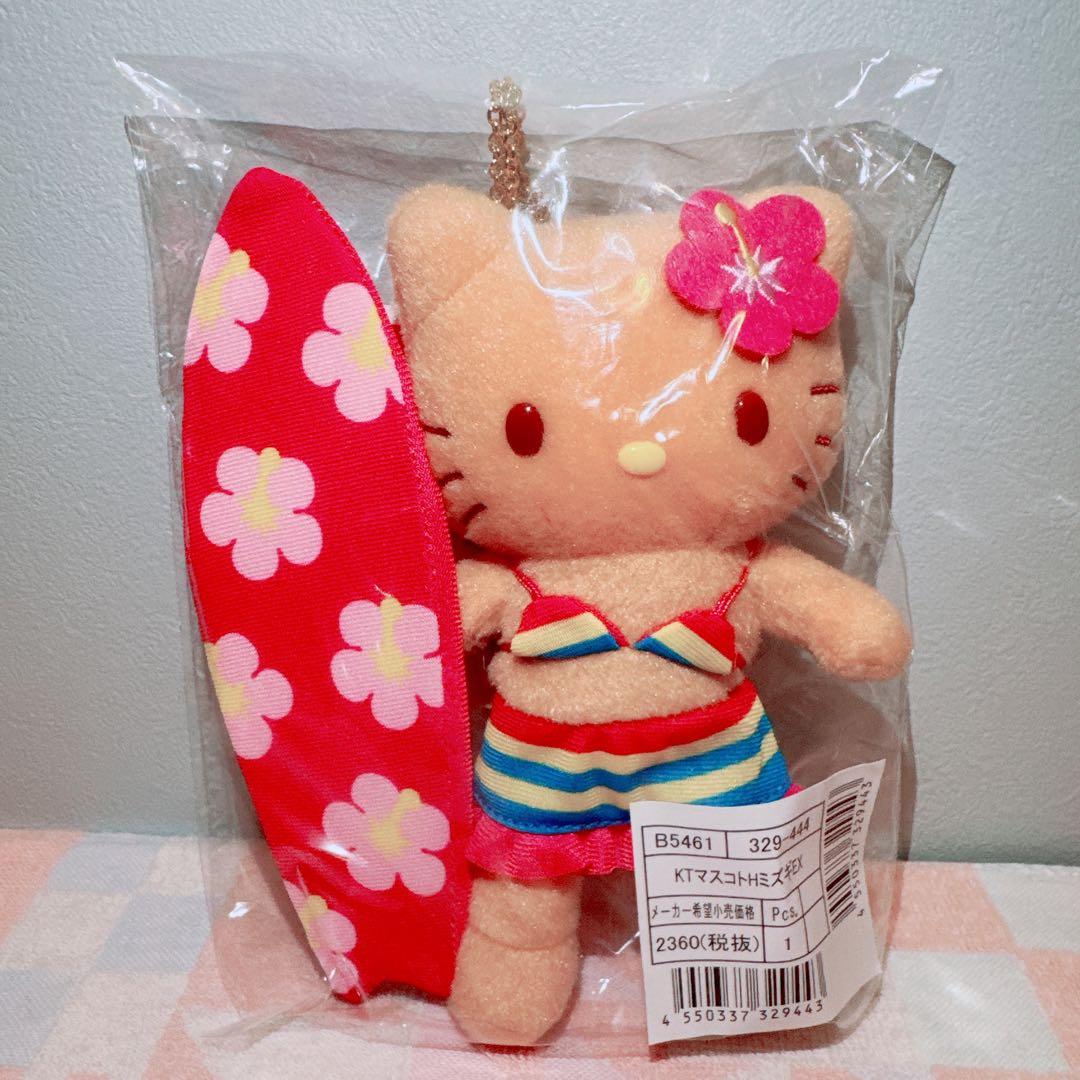 ハローキティ展 マスコットホルダー ぬいぐるみ 水着 日焼け - メルカリ