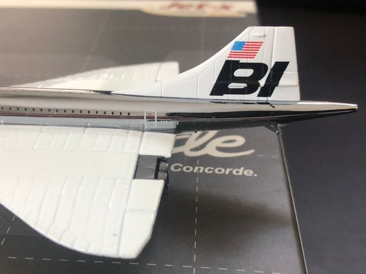 Jet-X 1/400 Concorde BRANIFF Chrome