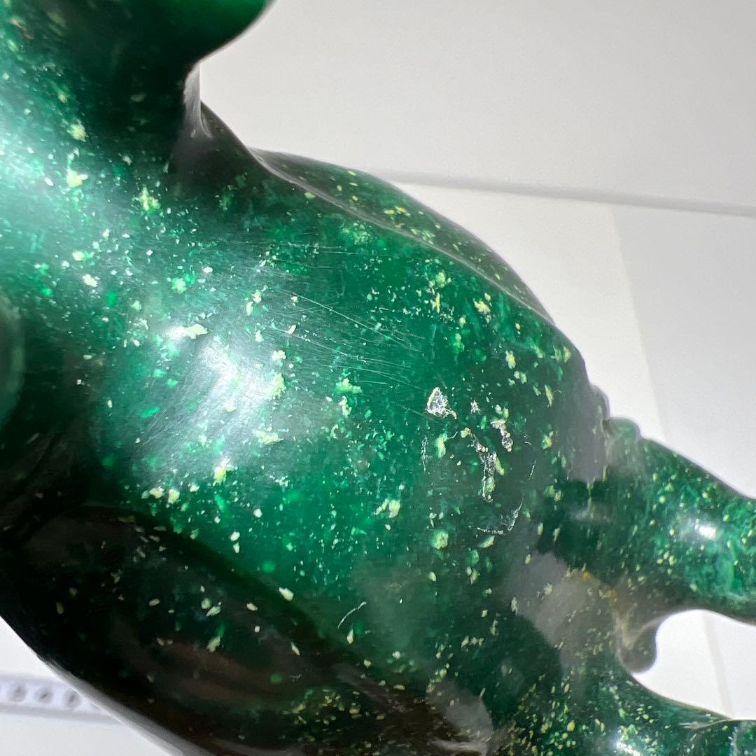 マラカイト（孔雀石） カバ親子 東K8-0203☆2F - メルカリ