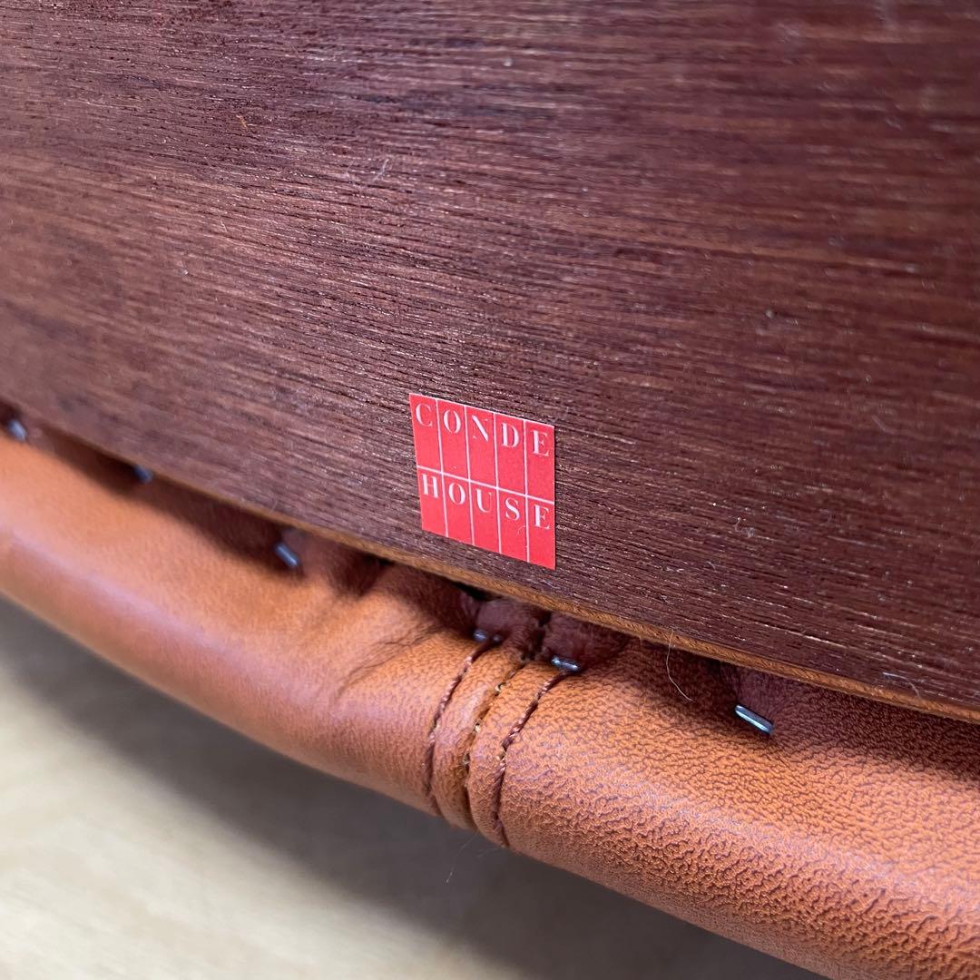 カンディハウス ボルス④ 本革チェア レザー椅子 ソファ 旭川家具 北欧