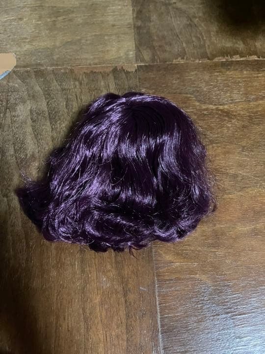 アイシードール　ネオブライス　頭皮付き　ウィッグ　パープルショート Amazon.co.jp: ドールウィッグ グラデーション 髪 巻き毛 ブライス