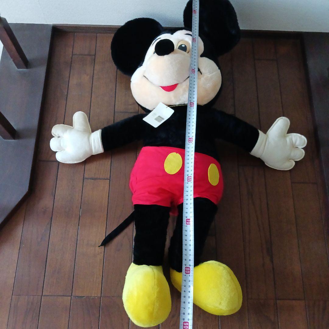 東京ディズニーランド ミッキーマウス ぬいぐるみ 昭和レトロ BIG